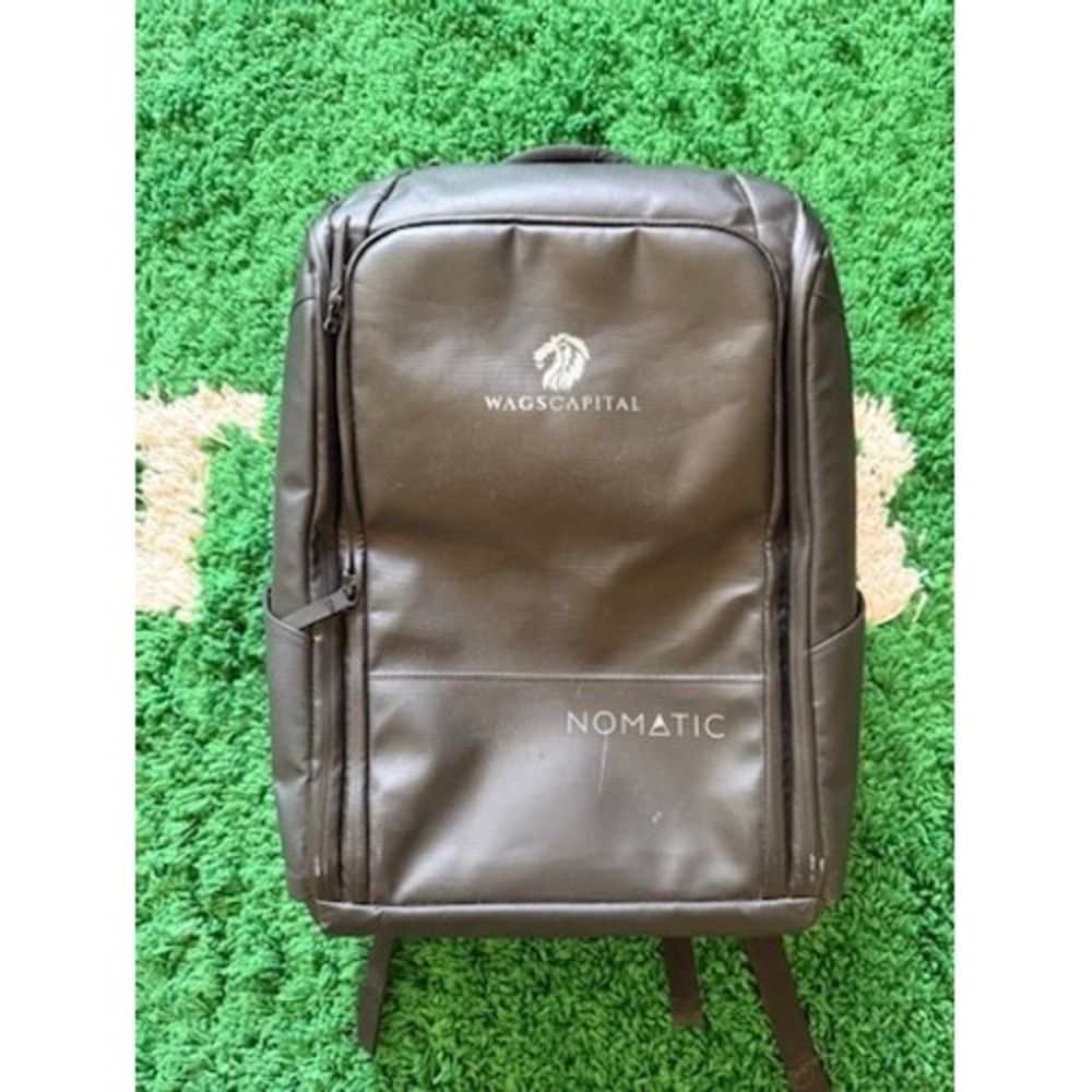 Nomatic Travel Backpack Black Laptop Bag Wags Capital Logo‎ 20L-30L Expandable